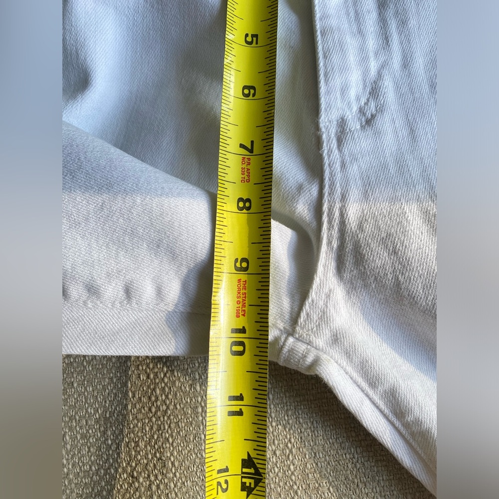 AG Adriano Goldschmied White Straight Leg Jeans - Picture 9 of 11